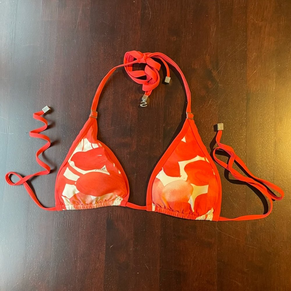 Shan Swimwear Top Red/White - Size 8